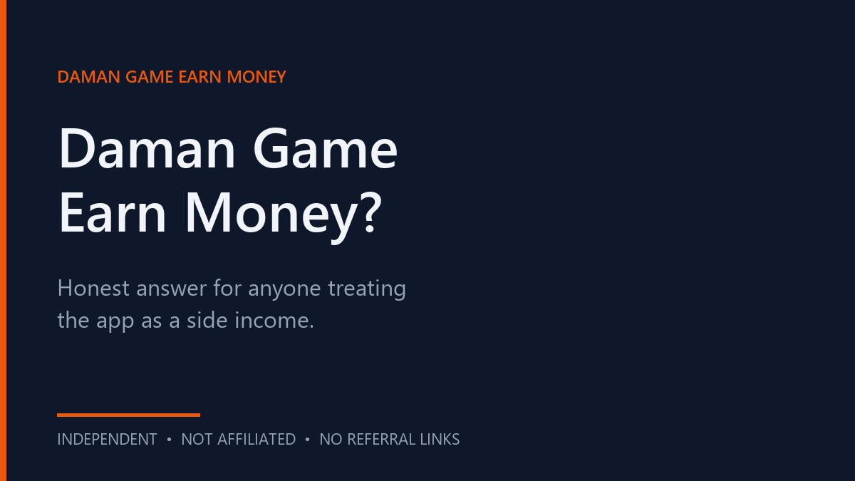 Daman Game earn money truth Daman Game earn money truth illustration