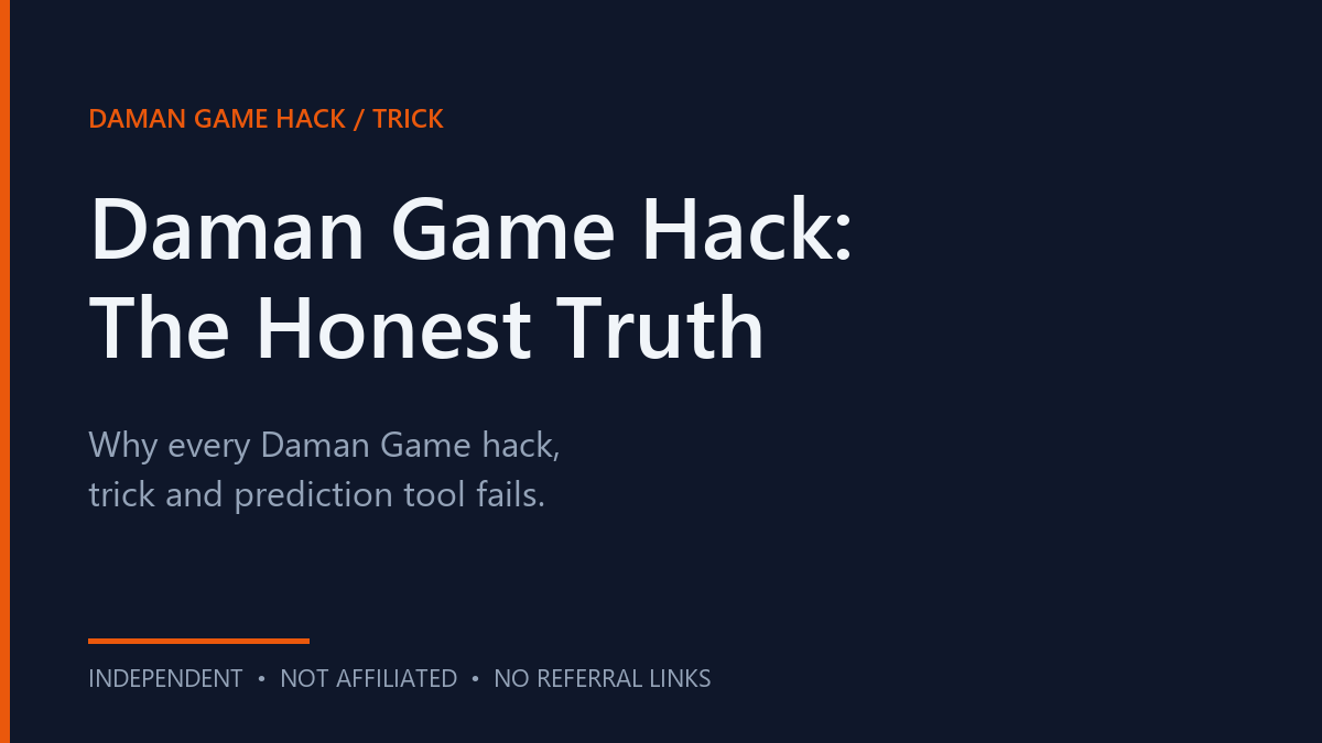 Daman Game hack truth Daman Game hack truth illustration