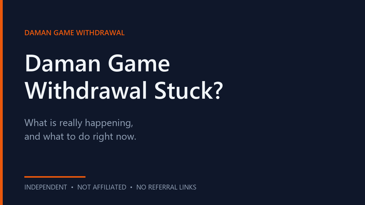 Daman Game withdrawal problem Daman Game withdrawal problem illustration