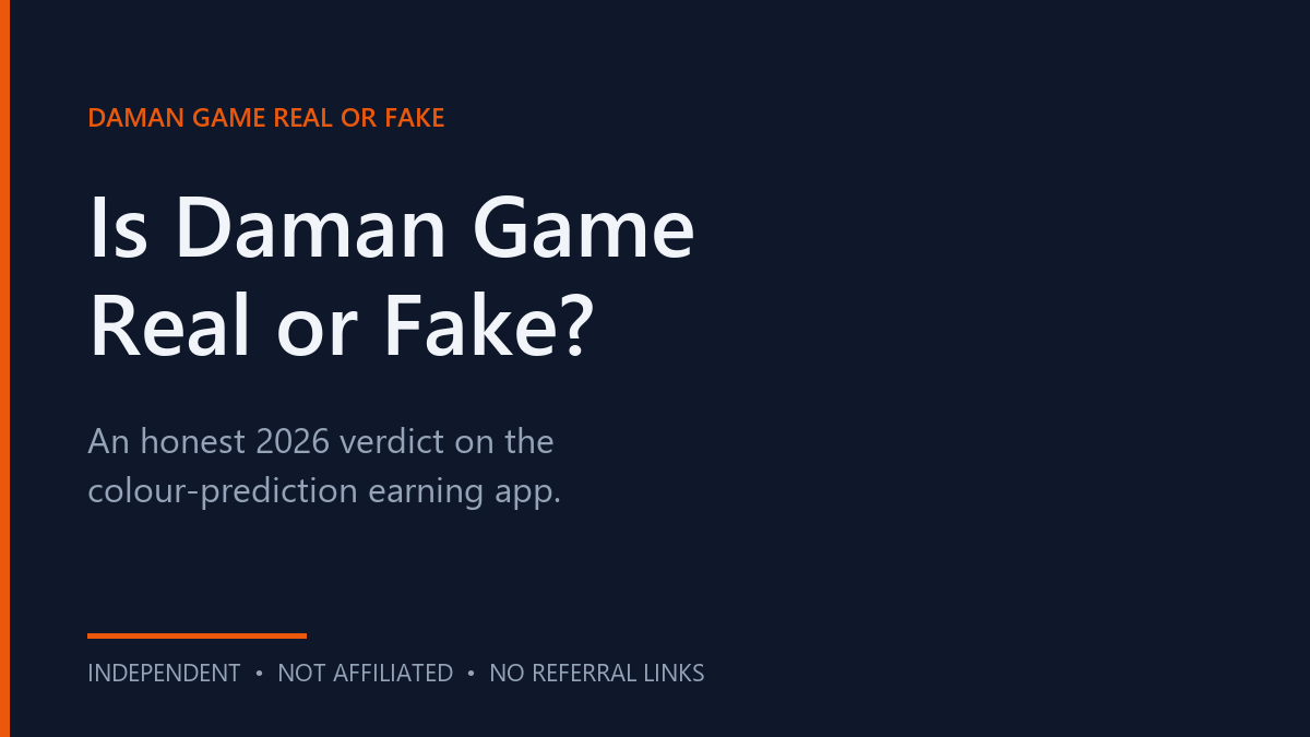 Is Daman Game real or fake illustration
